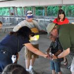 SMBGMA instrument petting zoo at the 2016 Charlotte Bluegrass Festival - photo © Bill Warren
