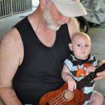 SMBGMA instrument petting zoo at the 2016 Charlotte Bluegrass Festival - photo © Bill Warren