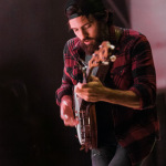 Scott Avett with The Avett Brothers in Charlottesville 10/24/15 - photo © Gina Proulx