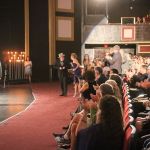 Earls of Leicester accepting as Entertainer of the Year at the 2016 International Bluegrass Music Awards - photo by Frank Baker