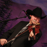 Bobby Hicks at the Bluegrass Album Band reunion show at Bluegrass First Class (2/16/13) - photo by John Goad