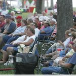 Audience at Back 40 Bluegrass (9/12) - photo by Brian Dietz