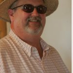 Gene Skinner (MC) at Back 40 Bluegrass (9/12) - photo by Bryan Dietz