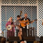 Chris Stuart and Janet Beasley at the 2013 Delaware Valley Bluegrass Festival - photo by Frank Baker