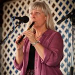 Janet Beasley at the 2013 Delaware Valley Bluegrass Festival - photo by Frank Baker