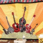 Bluegrass quilt at the 2016 Bluegrass Bluegrass on the Grass festival on the campus of Dickinson College - photo by Frank Baker