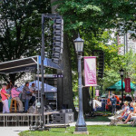 Dismembered Tennesseans at the 2016 Bluegrass Bluegrass on the Grass festival on the campus of Dickinson College - photo by Frank Baker