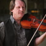 Tim Laughlin with Big Country Bluegrass at the 2016 Bluegrass Bluegrass on the Grass festival on the campus of Dickinson College - photo by Frank Baker