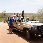 Exploring the South African bush during the 2012 Banjo Safari - photo by Kevin Dooley