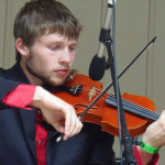 Jimmy Balos with The Balos Family at Bean Blossom 2015 - photo by Daniel Mullins