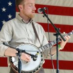 Justin Moses with Jesse Gregory at the 2015 Bean Blossom Festival - photo by Daniel Mullins