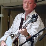 Barry Crabtree with Dale Ann Bradley at Bean Blossom 2015 - photo by Daniel Mullins