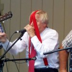 Little Roy Lewis clowning around at Bean Blossom 2015 - photo by Daniel Mullins