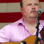 Dustin Benson with Special Consensus at Bean Blossom 2015 - photo by Daniel Mullins