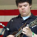 Jacob Burleson with Kenny & Amanda Smith at Bean Blossom 2015 - photo by Daniel Mullins