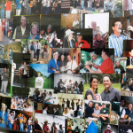 Backstage photo collage at Bean Blossom (June 2012) - photo by Valerie Gabehart