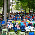 Crowd at Bean Blossom (June 2012) - photo by Valerie Gabehart