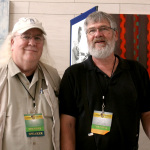 Bil VornDick and Art Menius at World of Bluegrass 2015 - photo by Becky Johnson