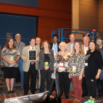 IBMM crew with their Distinguished Achievement award at World of Bluegrass 2015 - photo by Becky Johnson