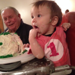 Becky's daughter Romy's celebrates her first birthday