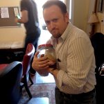 Jesse Brock and his cookies at Dark Shadow Recording