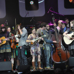 Berklee students perform Cluck Old Hen at the annual pre-commencement concert - Alison Krauss performs Down In The River To Pray with the Berklee Gospel choir - Photo by Phil Farnsworth