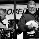 Little Roy Lewis and Marc Pruett perform in the Earl Scruggs Tribute at Big Lick Festival (4/13/12) - photo © Laura Tate Photography