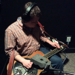 Gaven Largent tracking with Blue Highway (January 28, 2016) - photo by Bobby Starnes