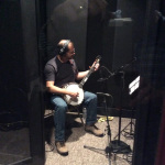 Jason Burleson tracking with Blue Highway (January 28, 2016) - photo by Bobby Starnes