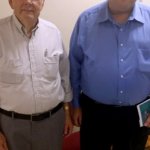 Bobby Patterson and Lou Bodie at the 2015 Blue Ridge Hall of Fame presentation - photo by Cindy Baucom