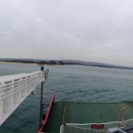 View from the ferry in Dorset