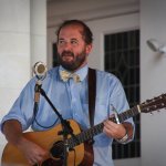 Robert Greer with Town Mountain at Bluegrass On The Grass (July 13, 2013) - photo by Frank Baker