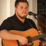 Zach White with The Vickie Vaughn Band at Bluegrass on the Grass (7/12/14) - photo by Frank Baker