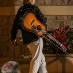 Chris Luquette with Frank Solivan & Dirty Kitchen at Bluegrass on the Grass (7/12/14) - photo by Frank Baker