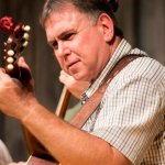 Accompanist Joey McKenzie at the Bob Wills Fiddle Festival - photo © 2014 Tom Dunning