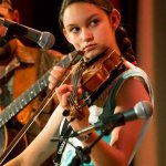 Junior/Junior champion Regina Scott at the Bob Wills Fiddle Festival - photo © 2014 Tom Dunning
