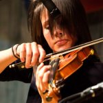 Open Champion Mia Orosco at the Bob Wills Fiddle Festival - photo © 2014 Tom Dunning