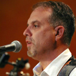 Stuart Wyrick at the Brand New Strings CD release party, March 23, 2012 - photo © Roy Swann