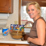 Step 1: dissolve yeast in warm water