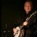 Barry Crabtree on banjo with Larry Sparks at Bristol Bluegrass Spring Fest 2015 - photo by Jessica Boggs