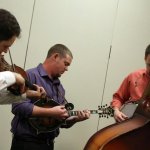 Rambler's Choice warming up at Bristol Bluegrass Spring Fest 2015 - photo by Jessica Boggs