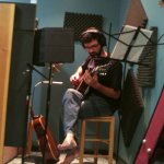 Derek Vaden in the studio with Jerry Butler & the Blu-J's (August 2012)