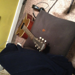 Becky Buller's 1930 Gibson L-0 at the studio