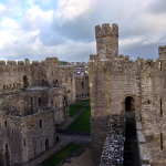 Canaerfron castle in Wales