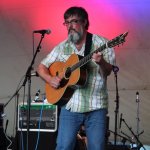 Larry Keel at Catawba Farm Fest (August 2012) - photo by Teresa Gereaux