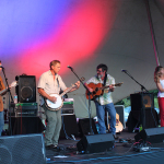 Larry Keel & Natural Bridge at Catawba Farm Fest (August 2012) - photo by Teresa Gereaux