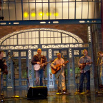 Lonesome River Band rehearsing for the Late Show (11/10/11)