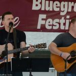 Tim Shelton and Jr. Williams at the 2016 Charlotte Bluegrass Festival - photo © Bill Warren