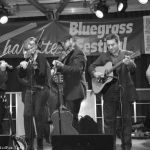 Michael Cleveland jams with The Becky Buller Band at the 2016 Charlotte Bluegrass Festival - photo © Bill Warren