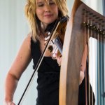 Abby Bozarth with Vintage Wildflowers at the 2014 Bluegrass and Chili Festival - photo by Tom Dunning